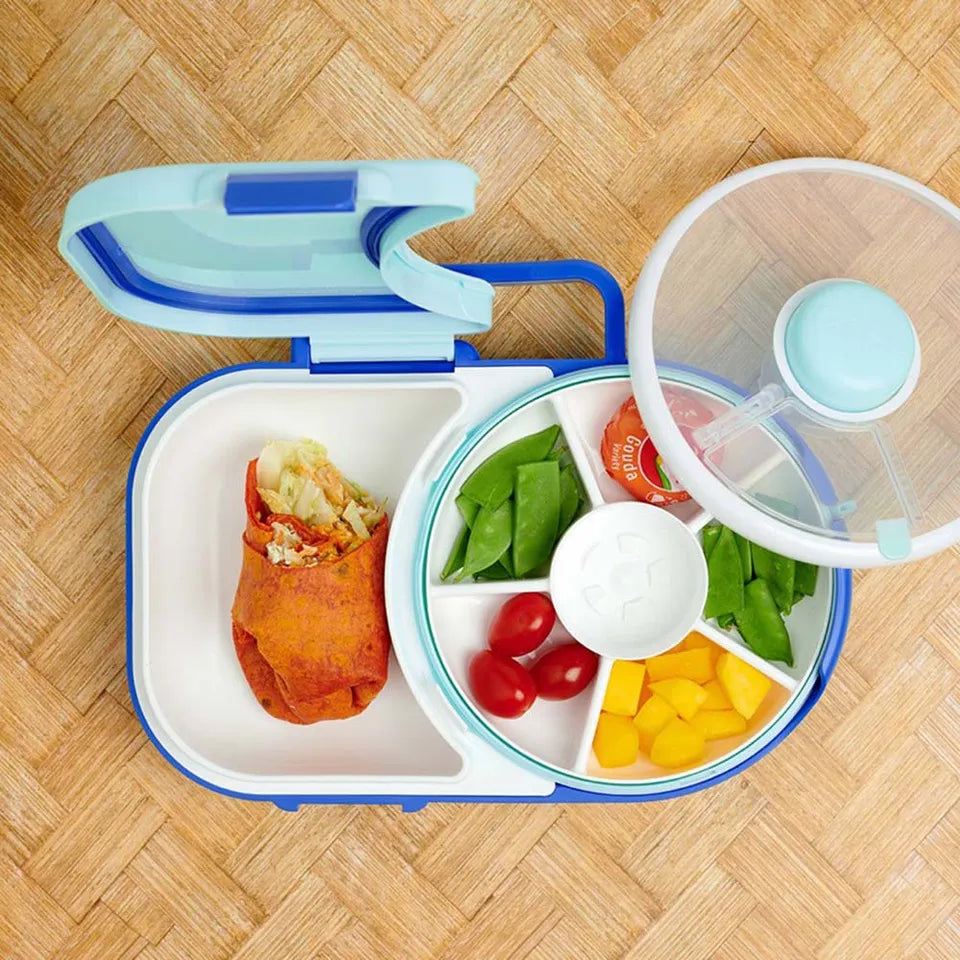 Gobe 5 Compartments Lunchbox With Detachable Snack Box