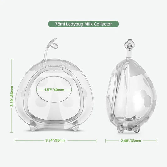 Haakaa Ladybug Breast Milk Collector (150ml x 2) + Storage bag