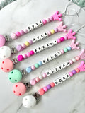 Grexa Accessories Personalize Pacifier Silicone Holder