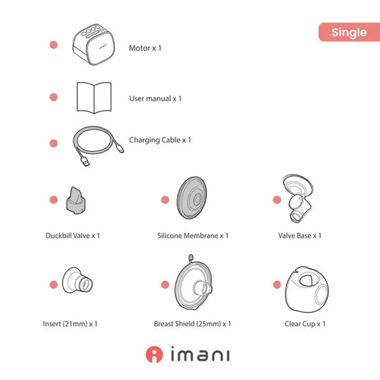 Imani Breast Pumb I2 Plus Wearable Electric Breast Pump
