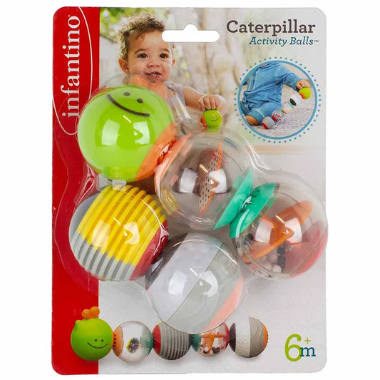 Infantino Caterpillar Activity Balls | 6M+