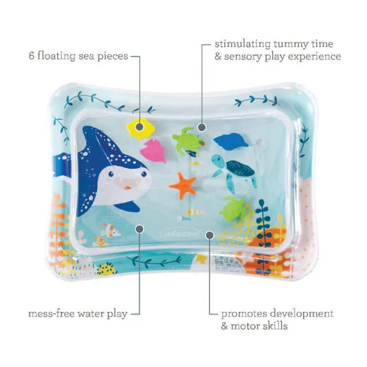 Infantino Jumbo Pat & Play Water Mat, Ocean