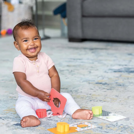 Infantino My 1st Sensory & Shapes Puzzle Set | 12M+