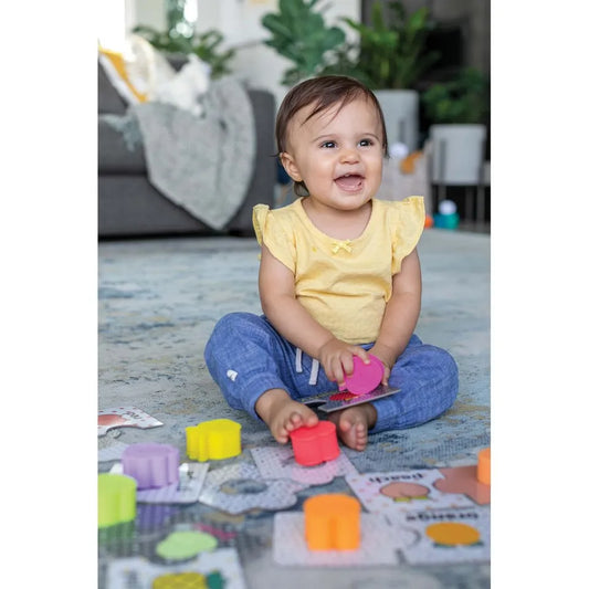 Infantino My 1st Sensory & Shapes Puzzle Set | 12M+
