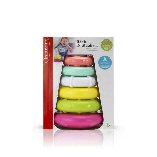 Infantino Rock N Rings - Pink | 6M+