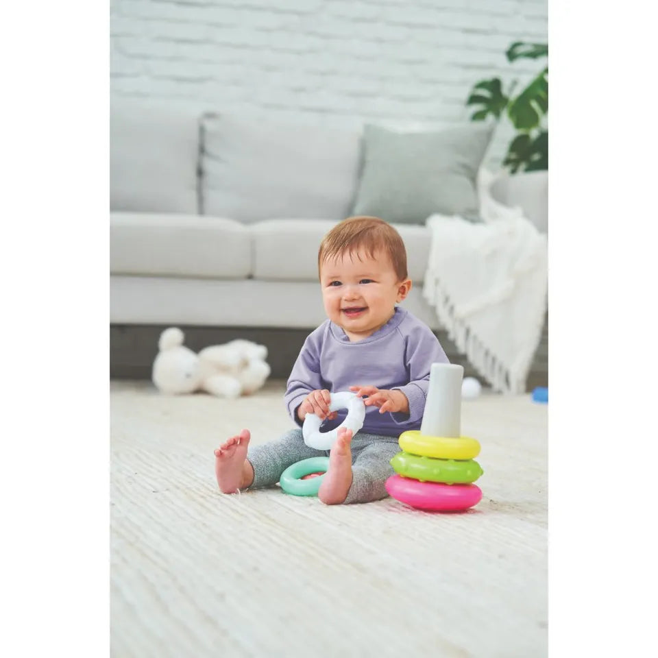 Infantino Rock N Rings - Pink | 6M+
