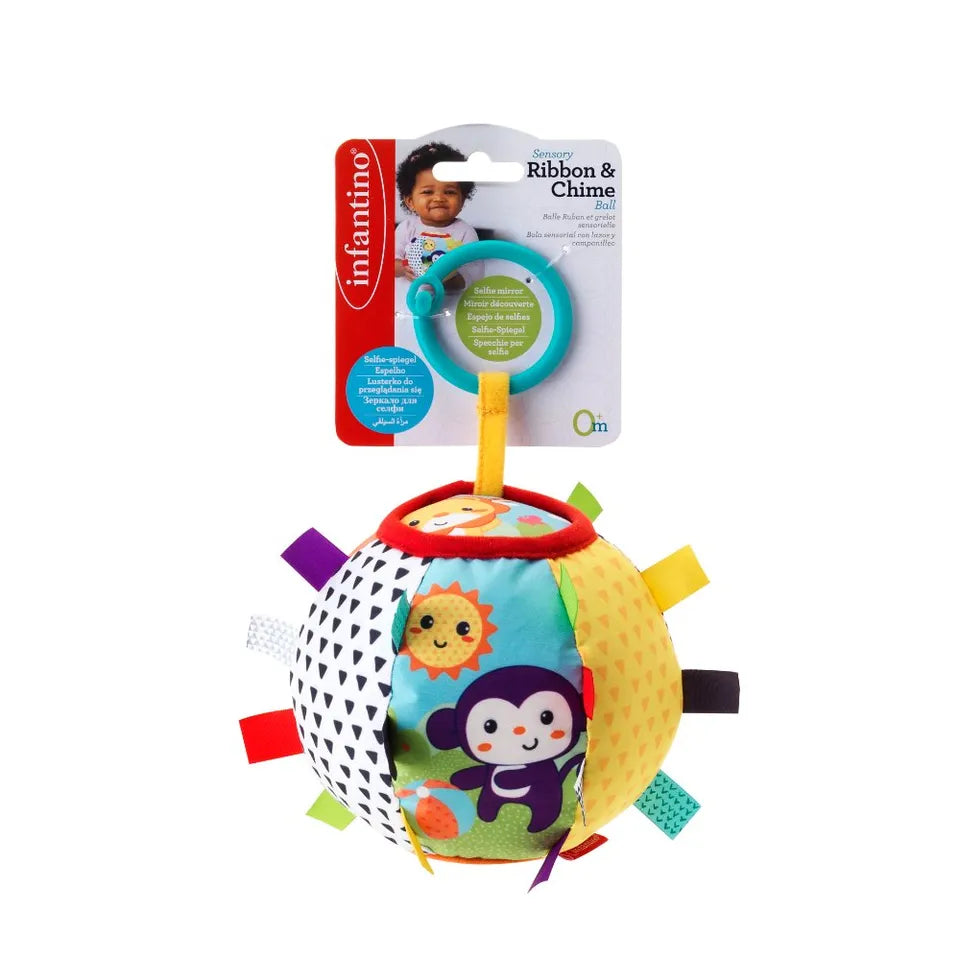 Infantino Sensory Ribbon & Chime Ball | 0M+