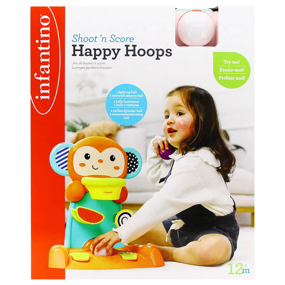 Infantino Shoot 'N Score Happy Hoops| 12m+