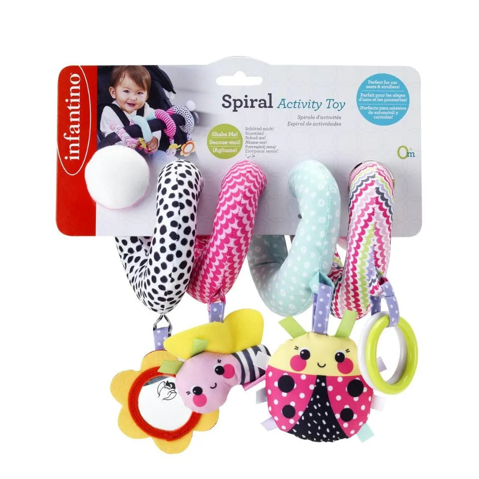 Infantino Spiral Activity Toy - Pink | 0M+