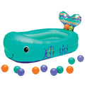 Infantino Whale Bubble Bath with Temperature Sensor Inflatable Bath Tub | 6M - 24M