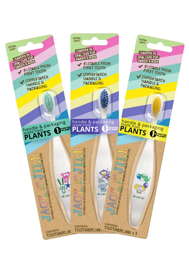 Jack N' Jill Bio Toothbrush Assorted Animal Party Fun
