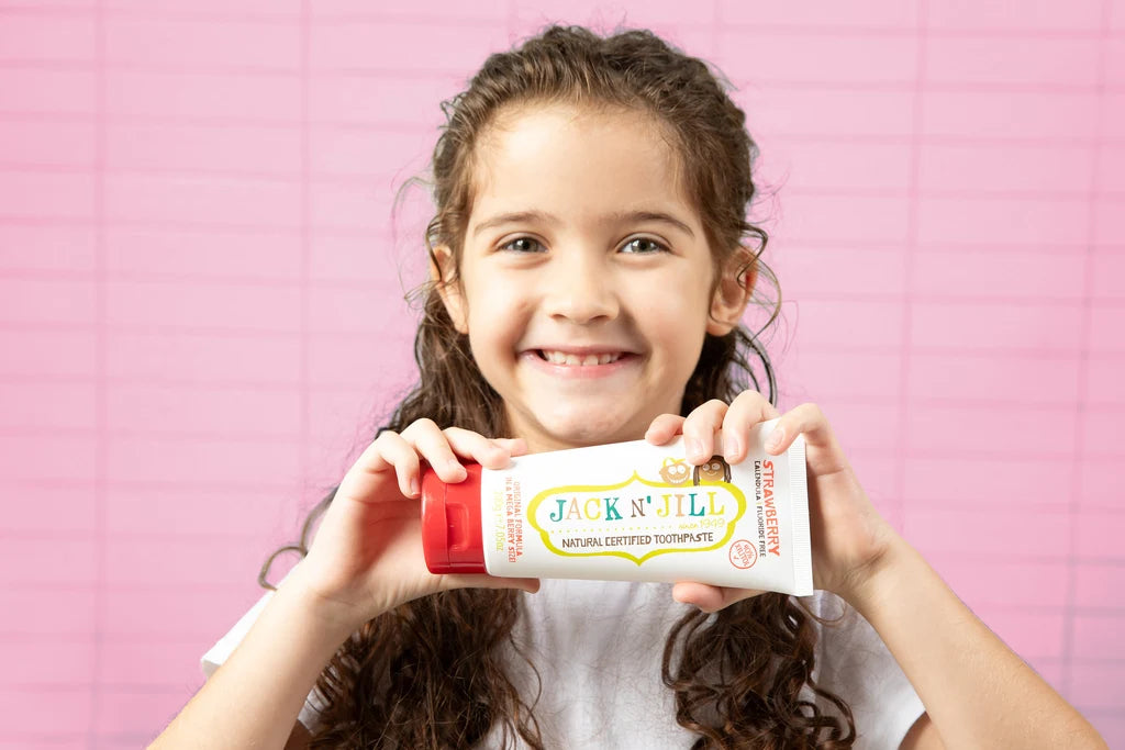 Jack N Jill Mega Berry Natural Certified Toothpaste Strawberry 200g