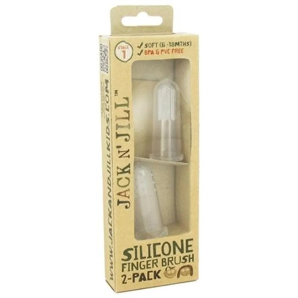 Jack N' Jill Kids Stage 1 - Silicone Finger Brush 2pcs