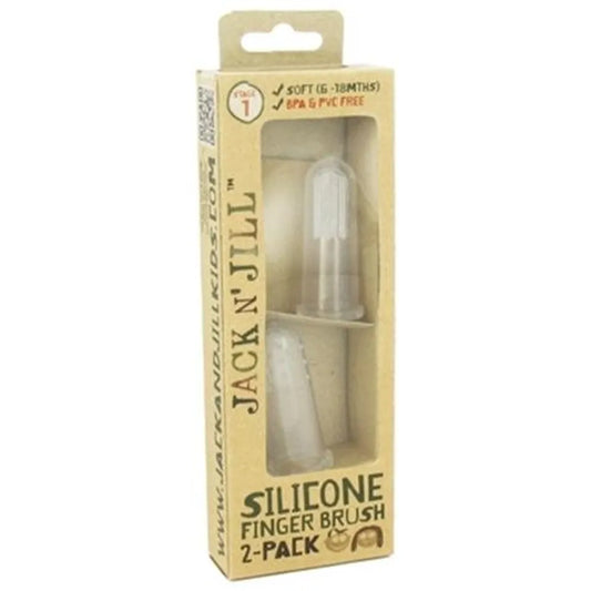 Jack N' Jill Kids Stage 1 - Silicone Finger Brush 2pcs
