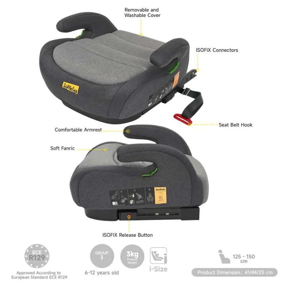 Jovikids Car Seat Isofix Booster 6-12Y
