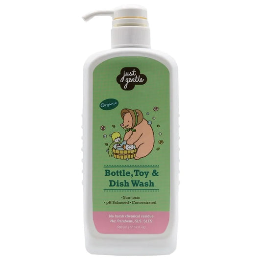 Just Gentle Organic Bottle, Toys & Dish Wash 500ml