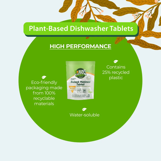 Just Green Organic Dishwasher Tablet 480gm