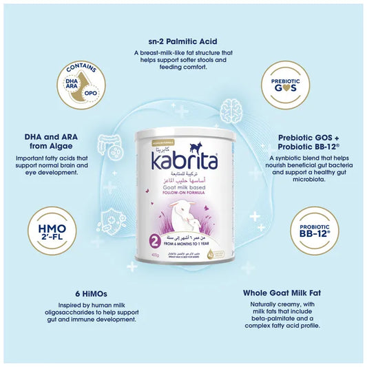 Kabrita Stage 2 Goat Milk Based Follow-on Formula 800g
