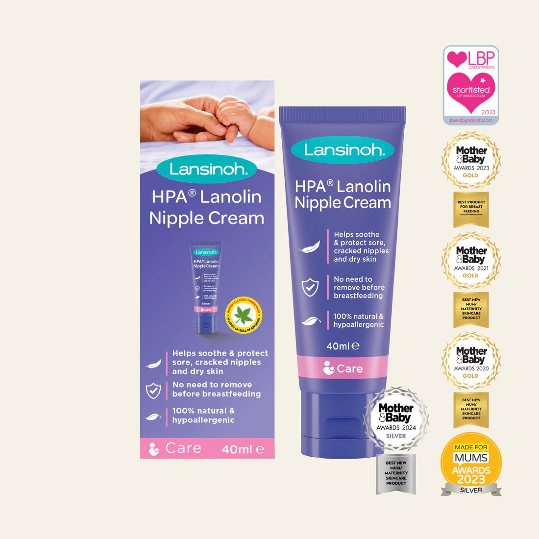Lansinoh HPA Lanolin Nipple Cream 40 ml
