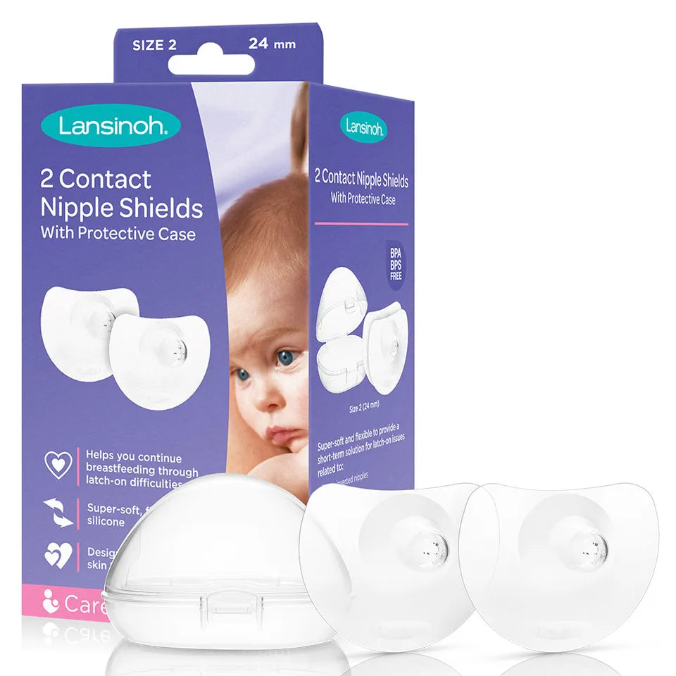Lansinoh 2 Contact Nipple Shields 24mm (2's)