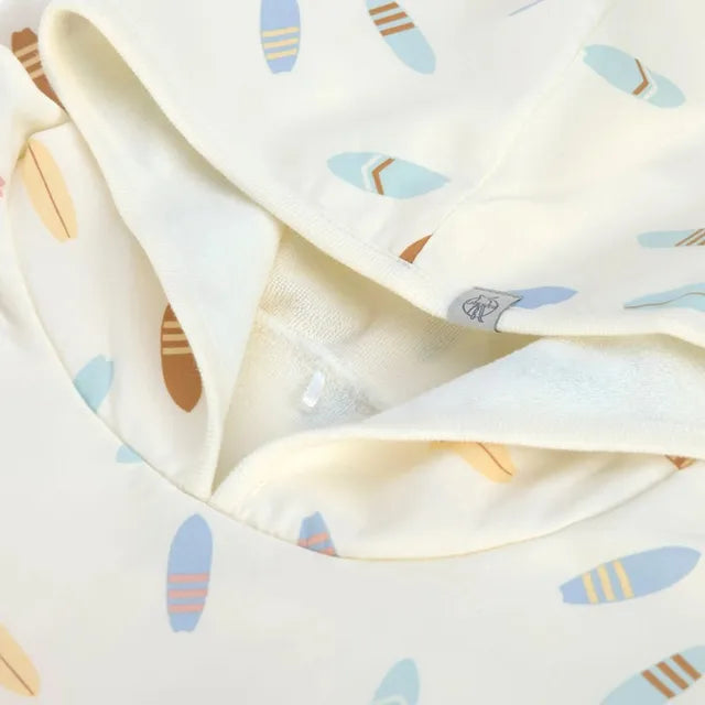 Lassig Lsf Beach Poncho Surfboards Sea Salt - Infant
