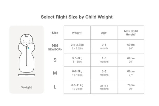 Love2Dream Swaddle UP LITE Small