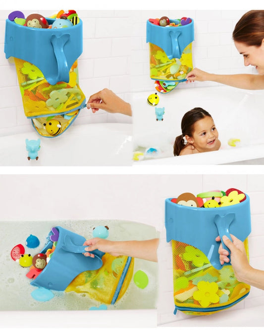 Skip Hop Moby Scoop & Splash Bath Toy Organizer