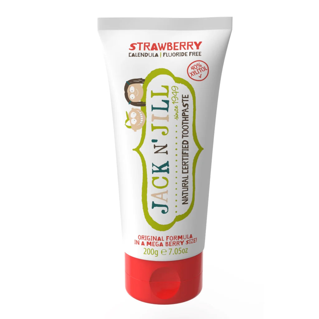 Jack N Jill Mega Berry Natural Certified Toothpaste Strawberry 200g