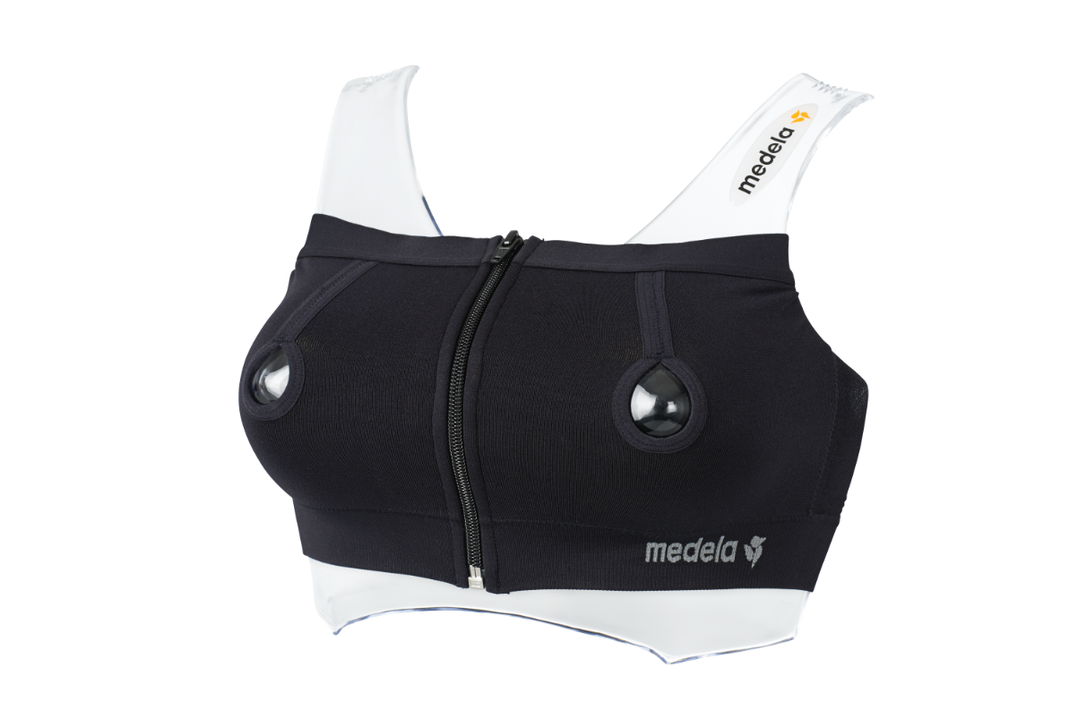 Medela Easy Expression Hands Free Pumping Bra - Black