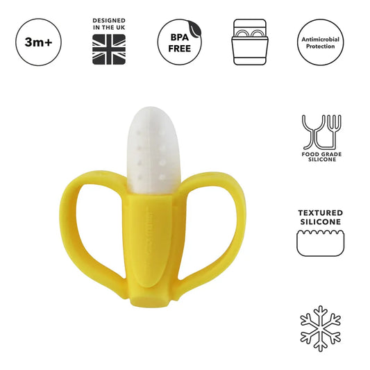 Matchstick Monkey Banana Teether - Yellow