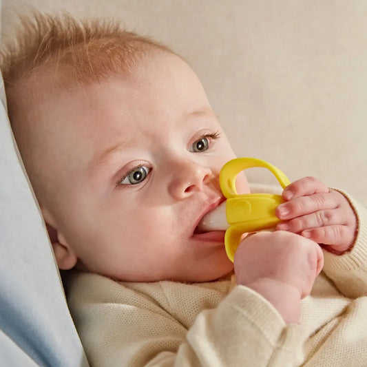 Matchstick Monkey Banana Teether - Yellow