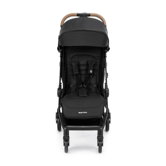 Maxi-Cosi Eva 3 Auto Fold Stroller Essential Black Champagne