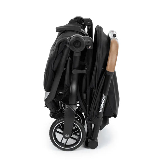Maxi-Cosi Eva 3 Auto Fold Stroller Essential Black Champagne