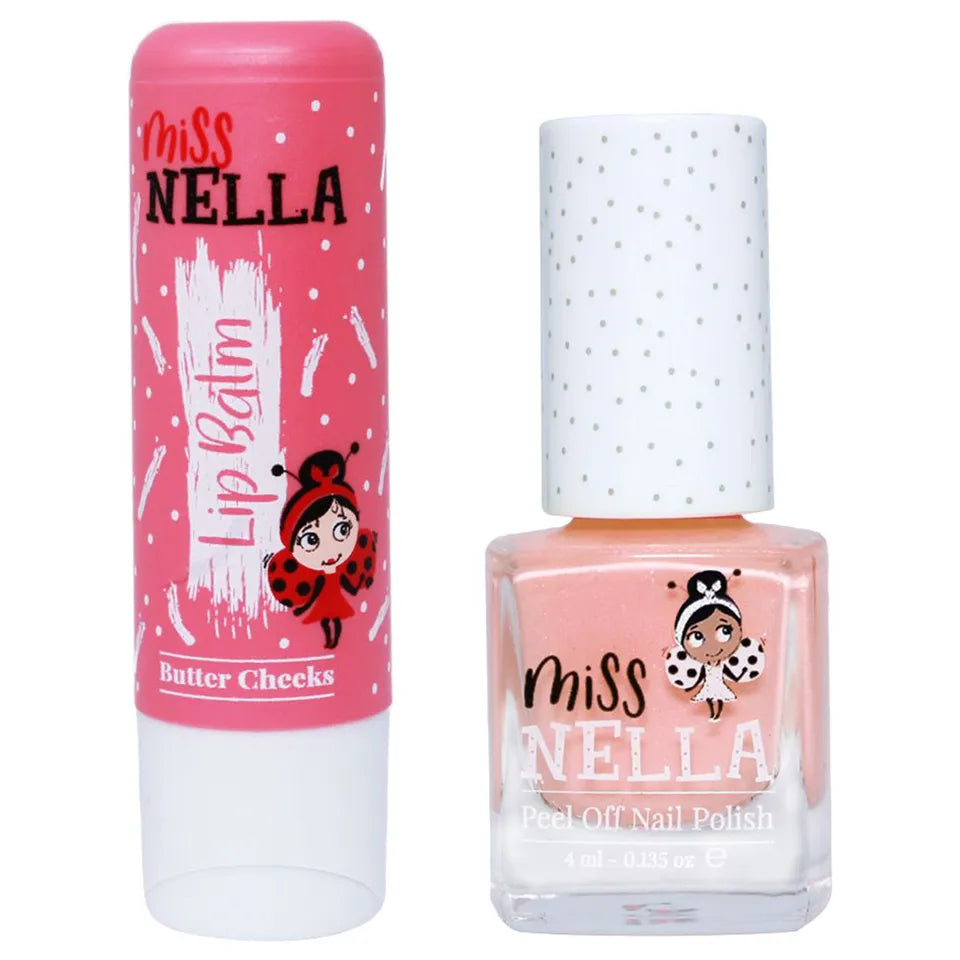 Miss Nella Butter Cheeks Lip Balm & Nail Polish