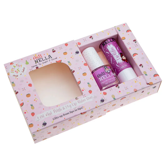 Miss Nella Cutie Pie Lip Balm & Nail Polish