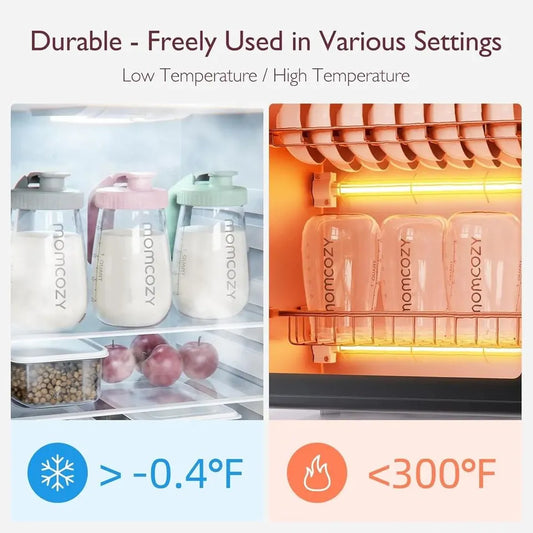 Momcozy Breast Milk Glass Storage Container 32oz