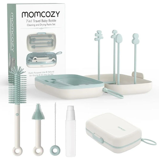 Momcozy 7 in 1 -Push-Press Design Bottle Brush Kit-Classic Style
