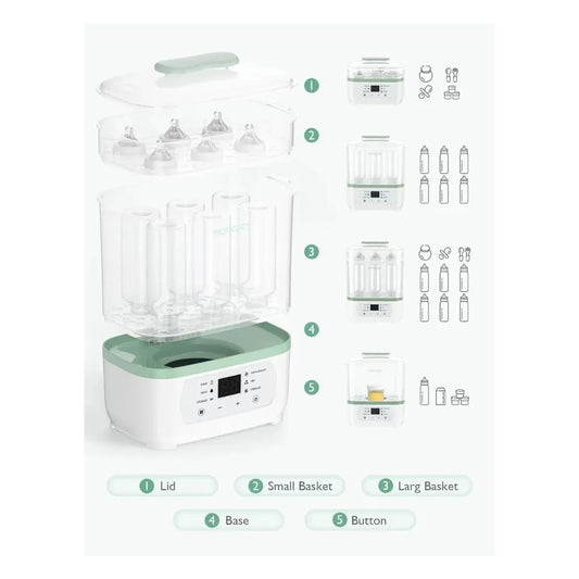 Momcozy - 8-In-1 Bottle Sterilizer And Dryer