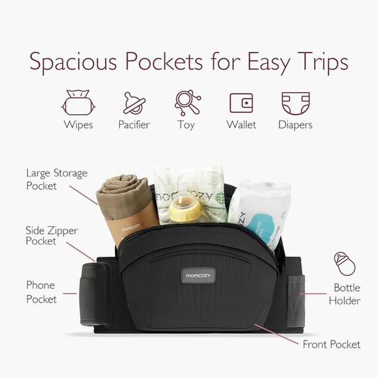 Momcozy Baby Hip Carrier -Original 3D  Belly Protector for C-Section