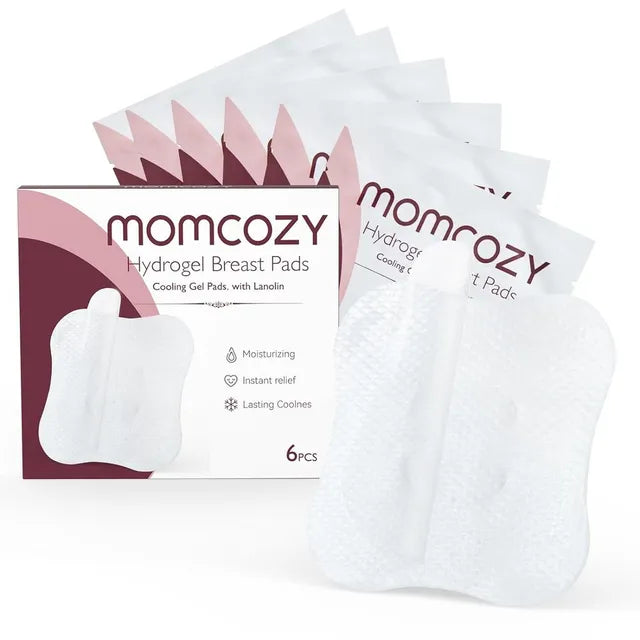 Momcozy Nursing Cooling Instant Hydrogel Nipple Pads