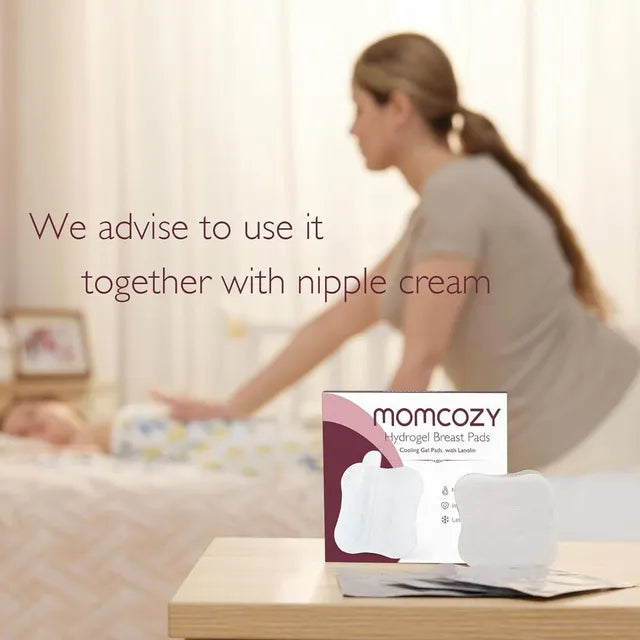 Momcozy Nursing Cooling Instant Hydrogel Nipple Pads