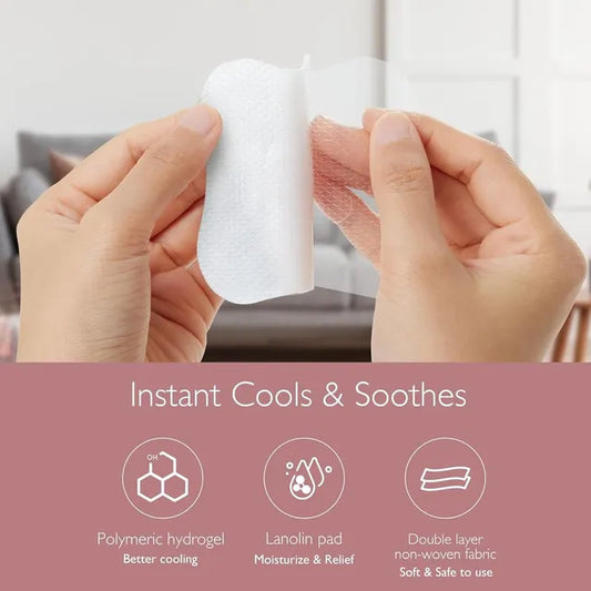 Momcozy Nursing Cooling Instant Hydrogel Nipple Pads