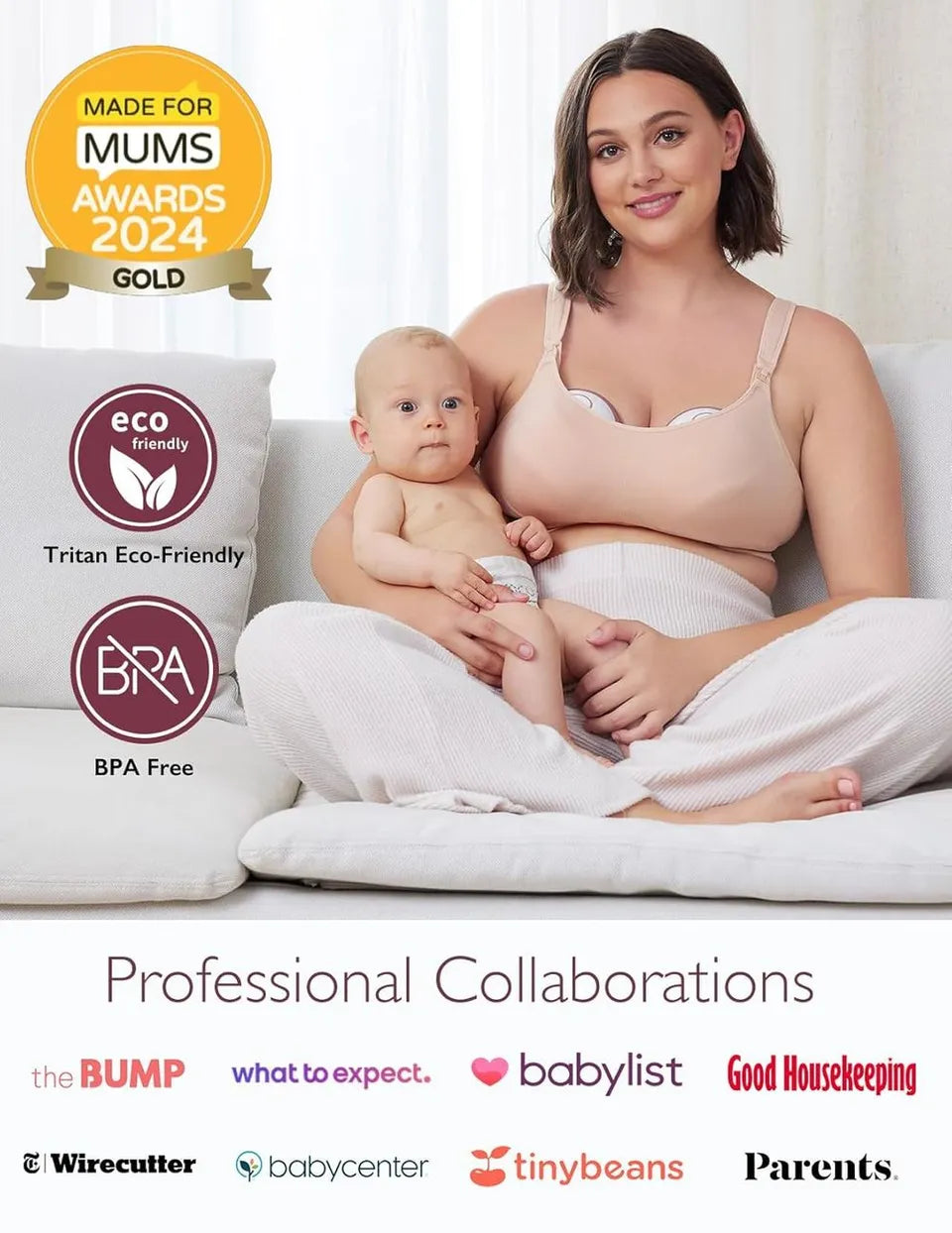 Momcozy Mobile Style Hands-Free Single Breast Pump M6 - Maroon