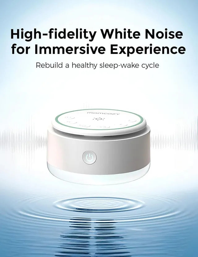 Momcozy White Noise Machine with LED
