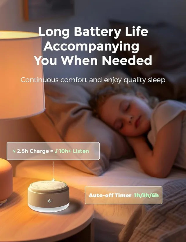 Momcozy White Noise Machine with LED