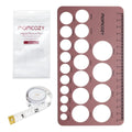 Momcozy Nipple Ruler for Flange Sizing - Maroon