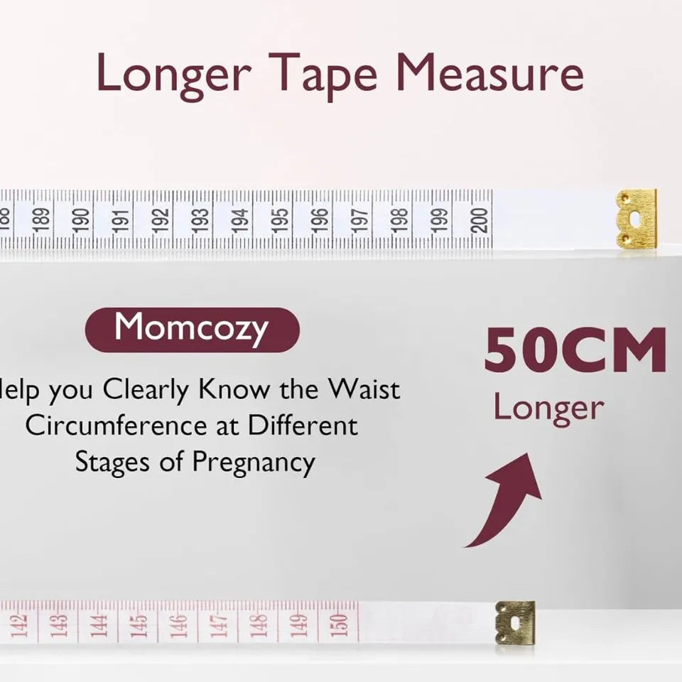 Momcozy Nipple Ruler for Flange Sizing - Maroon