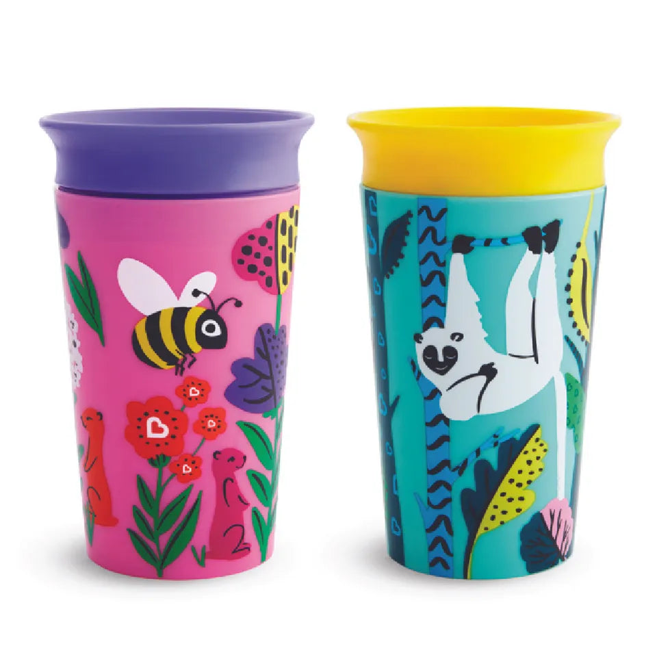 Munchkin 2pk Wildlove Miracle Sippy Cup