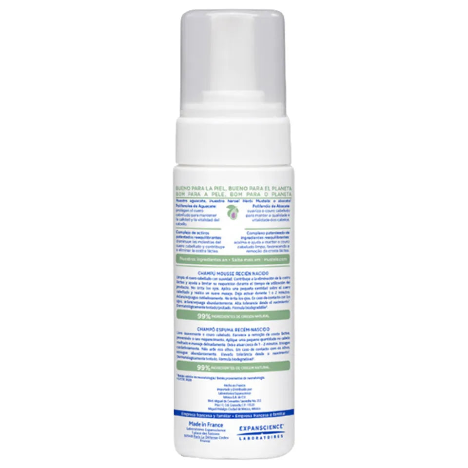 Mustela New Born Foam Shampoo 150ml