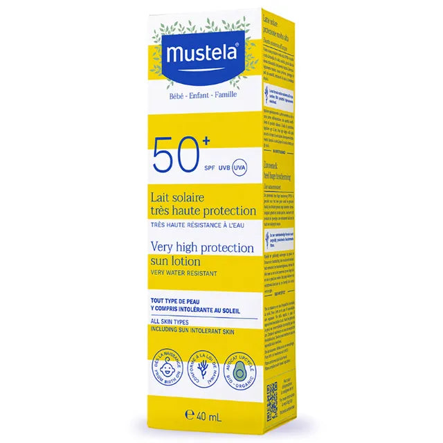 Mustela Sun Lotion SPF 50+ BeBe - Infant -Family 40ml